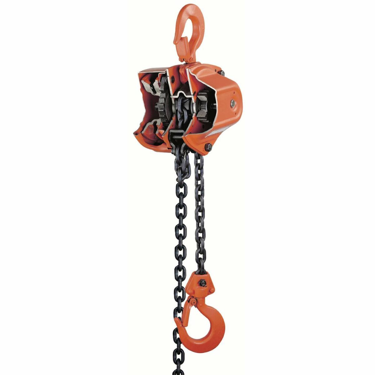 Black Bear YB Hand Chain Hoist - Inside View