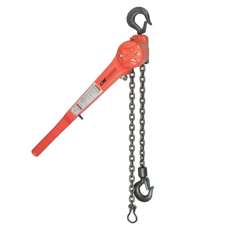 Coffing 09465W Ratchet Lever Hoist LSB-2000B with Load Limiter 1 Ton Capacity 10 Lift Height Coffing 09465W Ratchet Lever Hoist LSB-2000B with Load Limiter 1 Ton Capacity 10 Lift Height