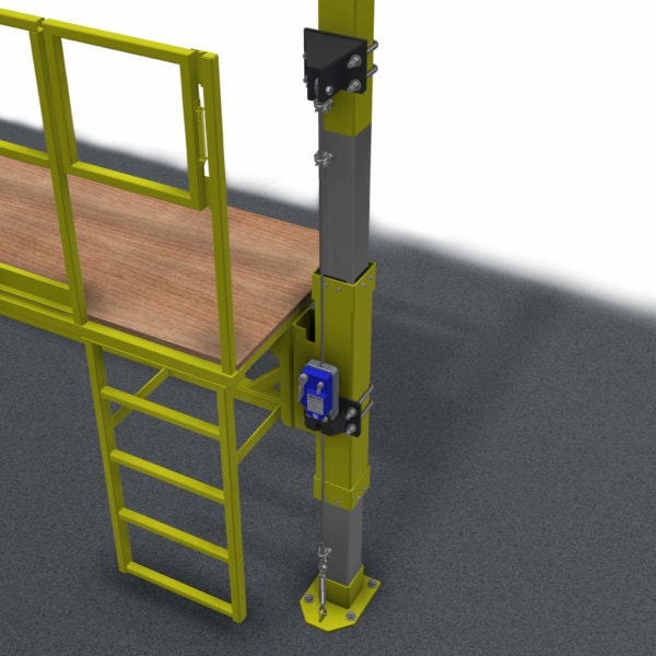 Secondary Brake Device Workplatform Birds Eye View