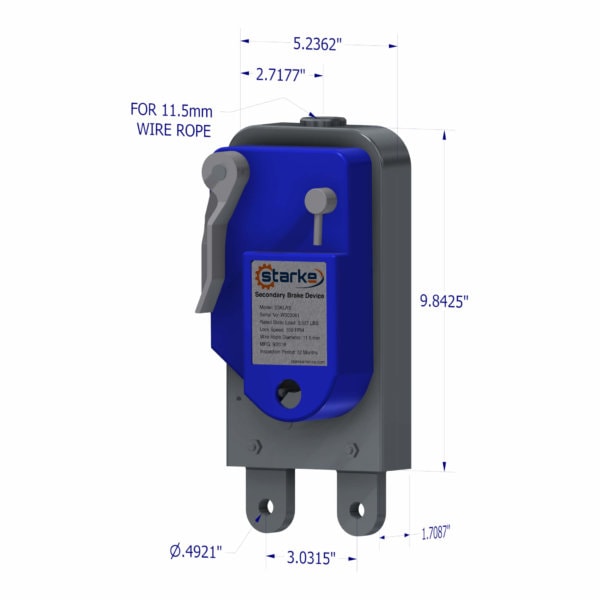 Starke Secondary Brake Device S3KLAS