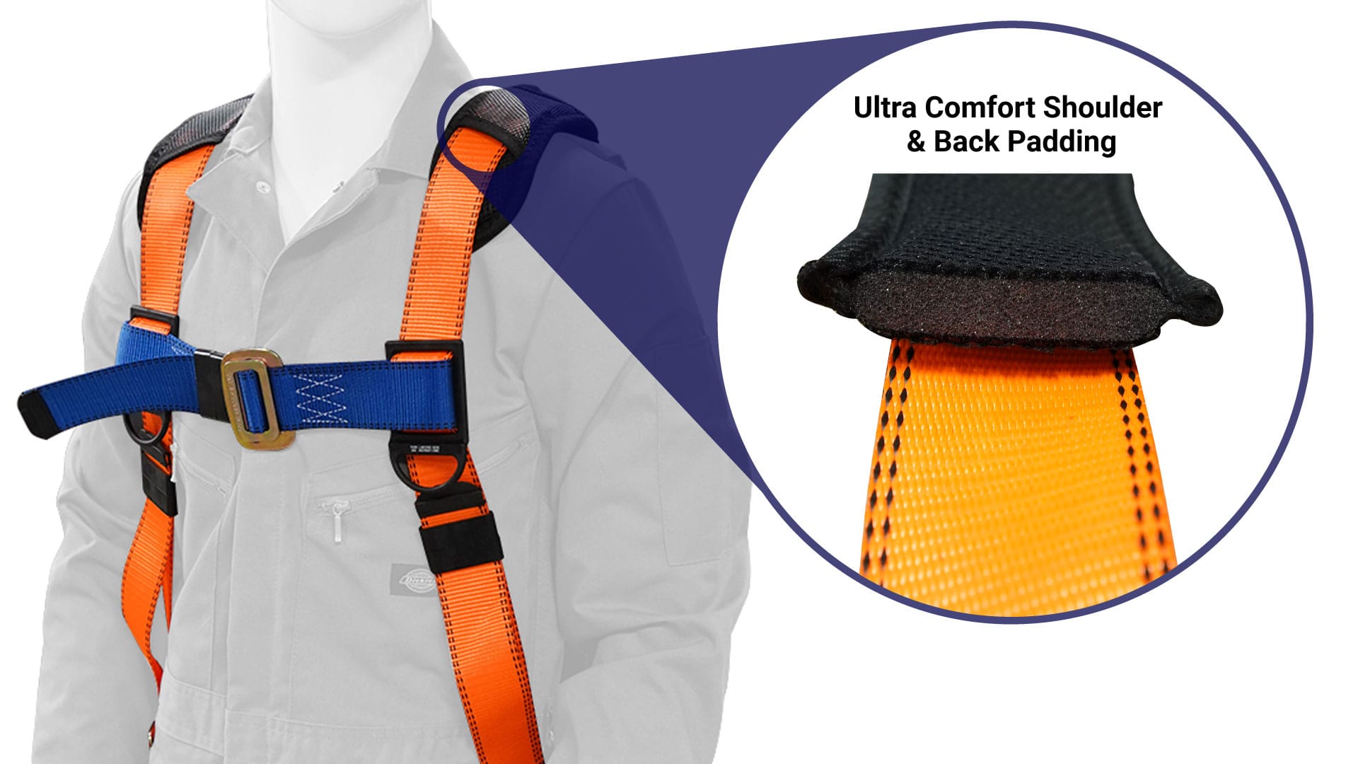 Starke deluxe safety harness hoist zone