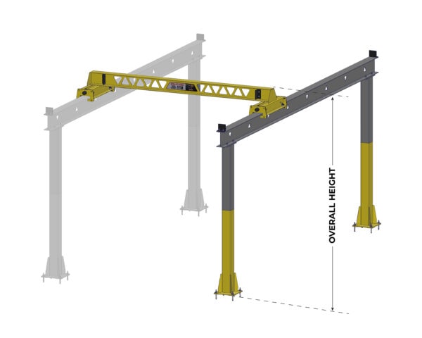 Ultra-Lite Overhead Crane - Height Measurement