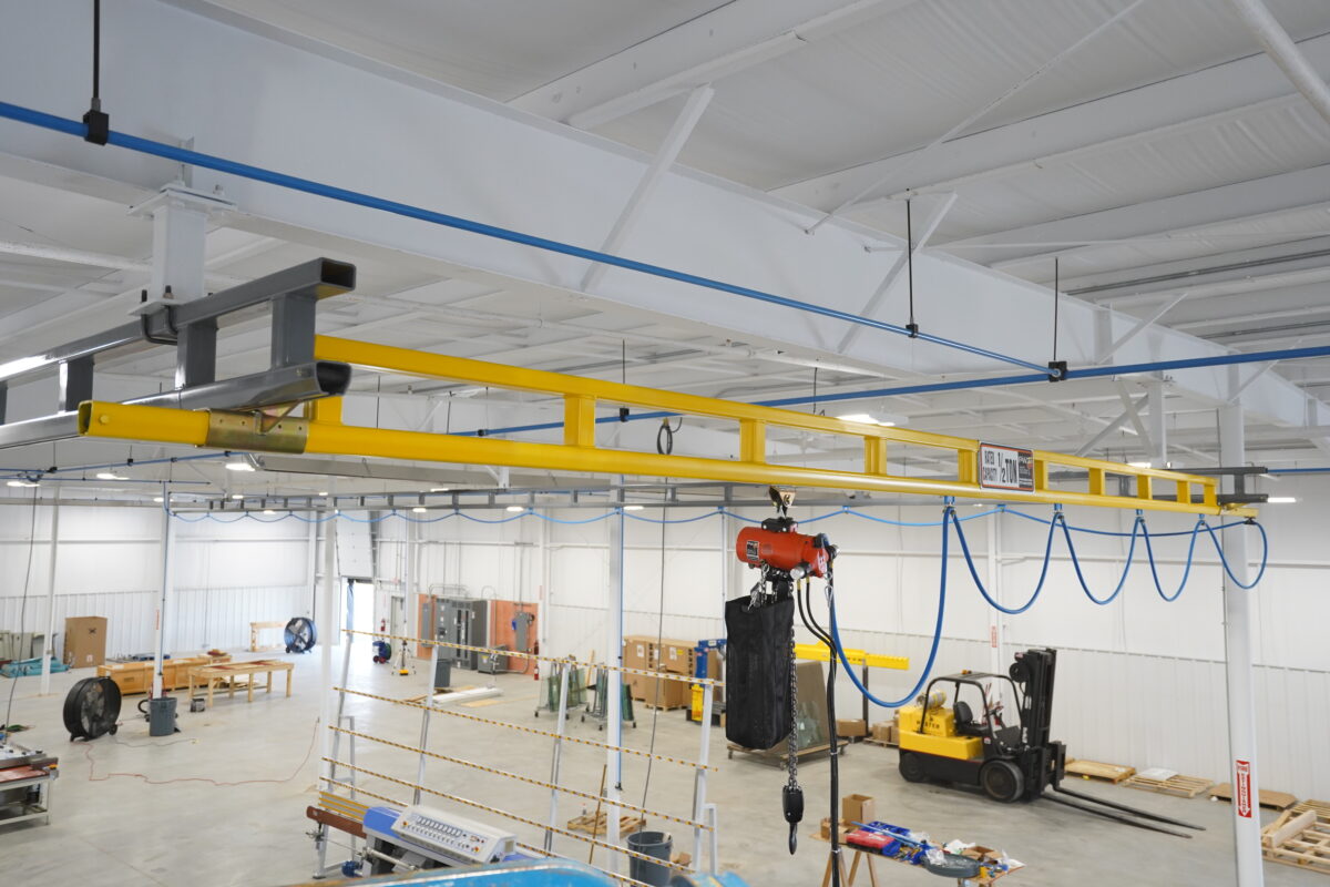 PWI Ceiling Mounted HyperLite Workstation Crane - Image 2