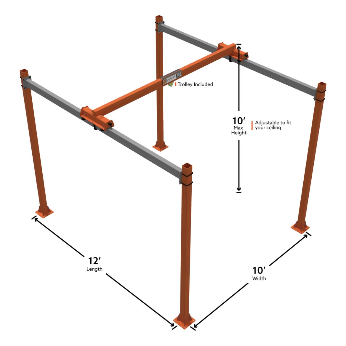 PWI Garage Series Crane | Hoist Zone